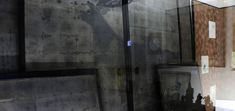 偉人たちが宿泊した際に残した貴重な作品を展示